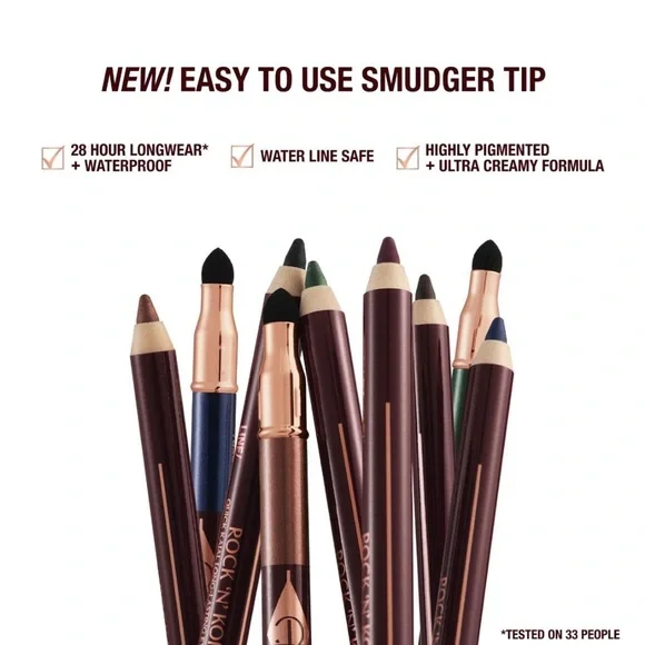 NWT Charlotte Tilbury Rock N Kohl Long Lasting Eyeliner Pencil in Saphire Nights - Picture 3 of 6